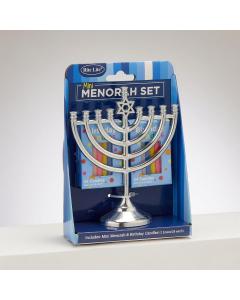 Mini Menorah Set - Menorah and Birthday Candles