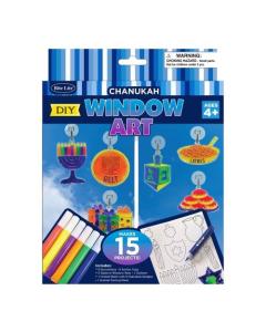 DIY Chanukah Window Art