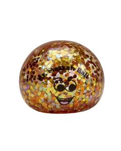 Squish Matzah Ball Filled with Metallic Glitter