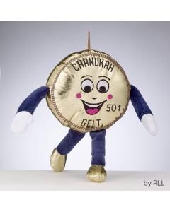 Chanukah Plush Gelt Doll