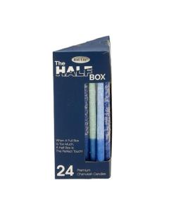 The Half Box 24Pack Chan Candles-Frosted Shades of Blue