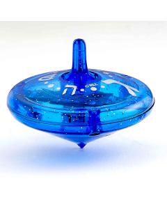 Light Up Dreidel , 3 bulbs, Blue & silver Accents