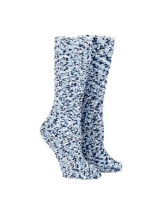 Chanukah Cozy Slipper Socks "Blue Popcorn" - Adult