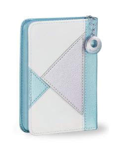Siddur Eis Ratzon With Tehillim Zippered Turquoise Triangle Design Ashkenaz