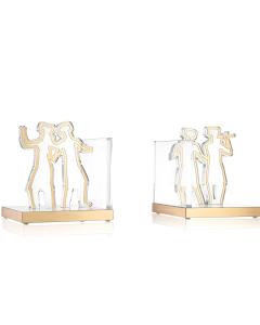 Chassidim Book End Sculpture