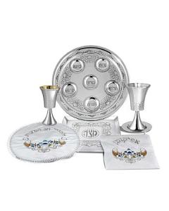 Elegant 6-Piece Passover Set - Jerusalem Design