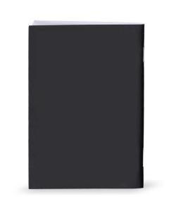 Laminated Mincha-Maariv - Blank Black Edut Mizrach