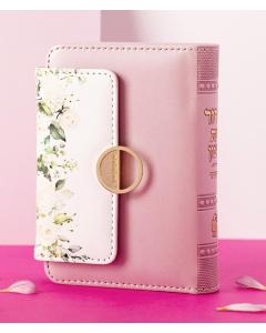 Small Floral Style Siddur Et Ratzon with Tehillim  - Ashkenaz (Light Pink)
