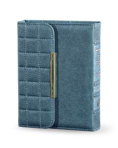 Siddur Purse Style - Sefard (Metallic Blue)