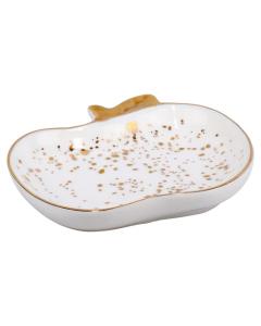 Speckled Ceramic Apple Shaped Dish