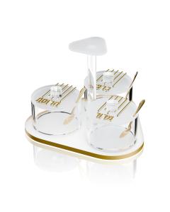 Linear Seder Night Dish Set