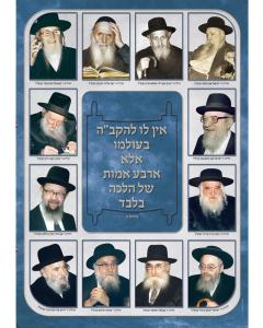 Rabbonim - Laminated Poster