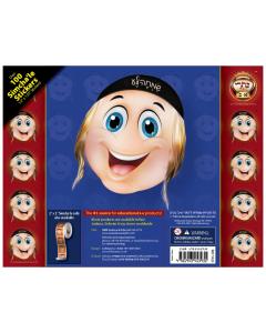 Pack of 3 sheets Simchale stickers-1.4x1.55- 3 sheets-over 100 stickers total