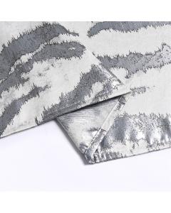 Jacquard Tablecloth White/Silver