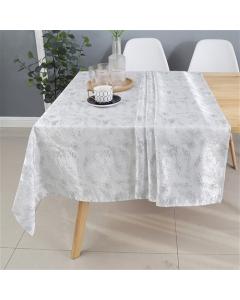 Jacquard Tablecloth - White