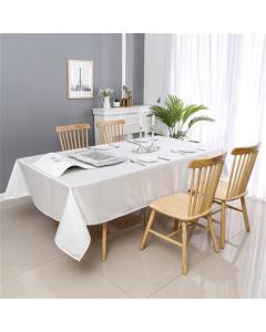 Jacquard Tablecloth Desert White Silver