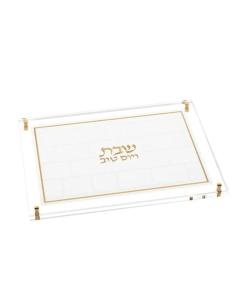 Leatherite Challah Board - Gold