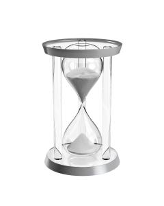 30-Min Hourglass Sand Timer - Silver