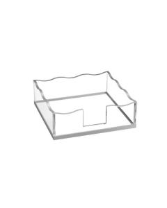 Wave Napkin Holder - Silver