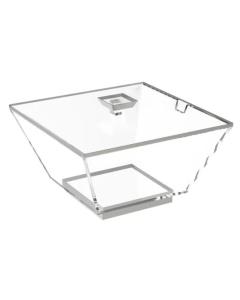 Salad Bowl with Base - Silver