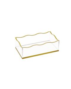 Wave Guest Towel Holder - Gold