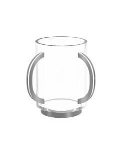 Raised Washing Cup - Silver