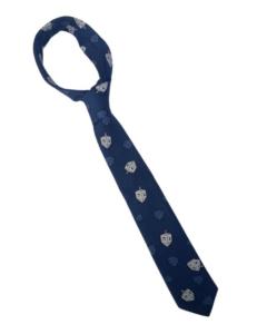 Chanukah Dreidel Tie for Adults - Small (Blue)