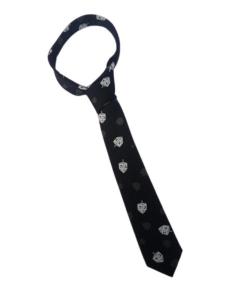 Chanukah Dreidel Tie for Adults - Small (Black)