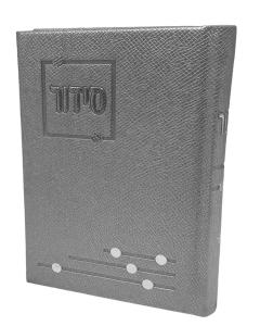 Faux Leather Siddur Yesod Hatefillah, Nusach Sefard,  Hard Cover (Silver)