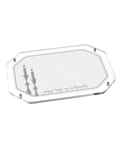 Leatherite Hadlakos Neiros Tray - Silver