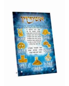 Royal Blue Ushpizin Tabletop Card