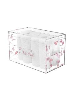 Hydrangea Towel Box with 8 Towels
