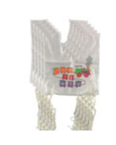 Childrens' Tzitzit Size 3 Ani Ben Shalosh Train Design - SINGLE