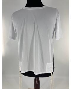 DryTzit Dry Fit Sports Tzitzis-Polyester - White -  Size: Medium - 38"-42"