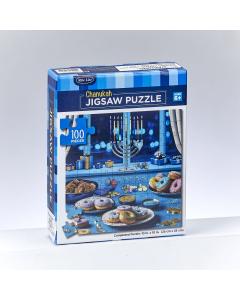 100 Piece Chanukah Scene Jigsaw Puzzle