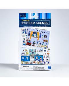 Chanukah Scenes with Reusable Stickers