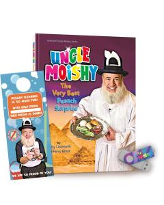 Uncle Moishy Pesach Book + USB + FREE Door Hangers!