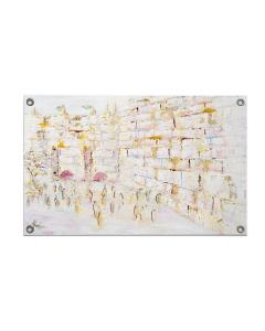 Pastel Kosel by Yosefa Vinyl Mural Sukkah Decoration
