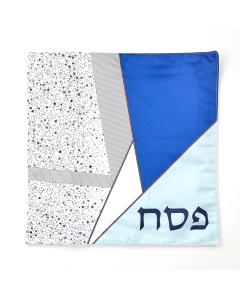 Geometric Design Square Printed Matzah Cover