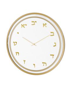 Woven Leatherite Wall Clock