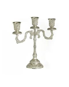 3 Branch Filigree Candelabra Pair
