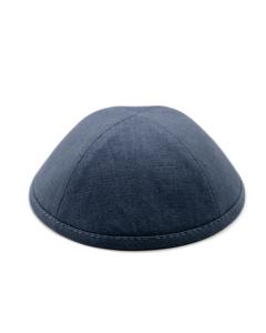 Slate Linen Yarmulke Size 2