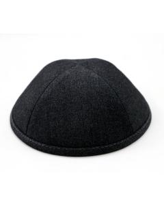 Dark Grey Heather Suit Yarmulke Size 5
