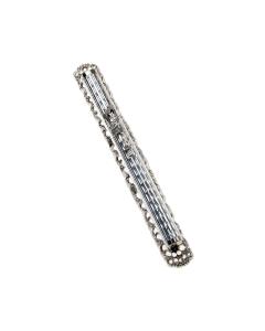 Silver-Plated Spiral/Filigree Mezuzah