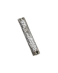 Silver-Plated Spiral Jerusalem Mezuzah