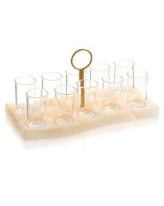 Resin Curve Liquor Set