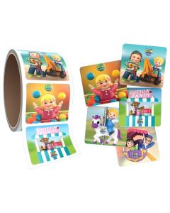 Mitzvah Kinder Arcade Sticker Roll