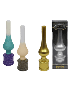 Havdalah Candle Lamp Style assorted colors