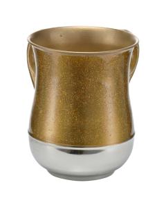 Washing Cup Glitter Gold & Silver Bottom