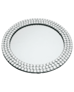 Glass Challah Board With Stones